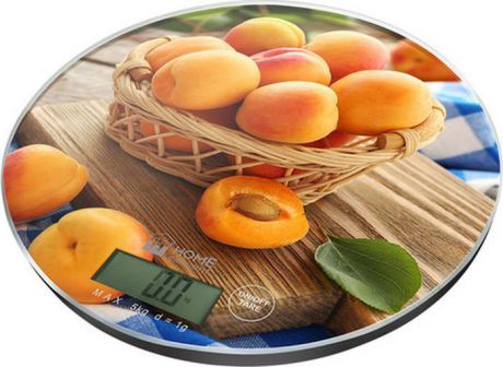 Кухонные весы Home Element Медовый абрикос, сенсорные, He-Sc933