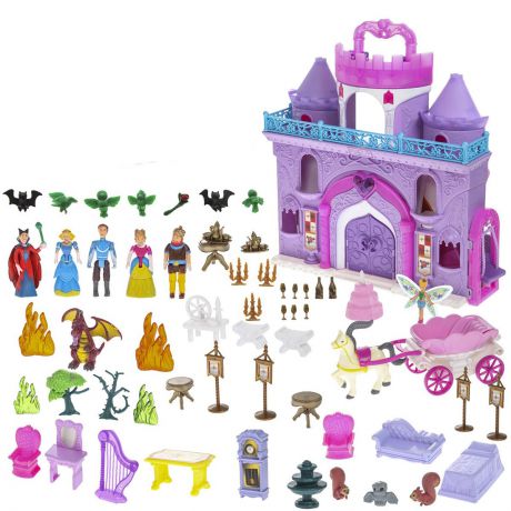Замок для кукол "Сказочные герои", 2820147, с аксессуарами