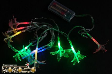 Оптоволокно светодиодное Morozco "Цветок", 10 ламп