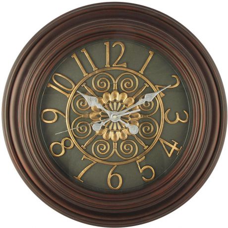 Настенные часы "Морана", 2590530, коричневый