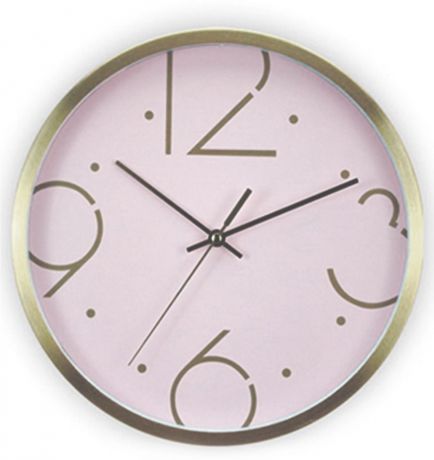 Часы настенные Magic Home "Модерн", 79654, розовый, диаметр 25.2 см