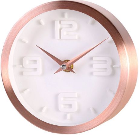 Часы настенные Magic Home "Стиль", 79655, медный, диаметр 15 см