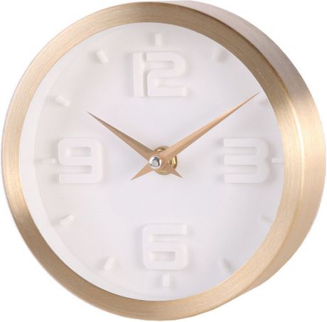 Часы настенные Magic Home "Стиль", 79657, золотой, диаметр 15 см