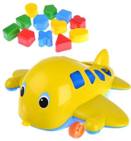 СТРОМ Самолет кит с логическими фигурами (разноцветный)