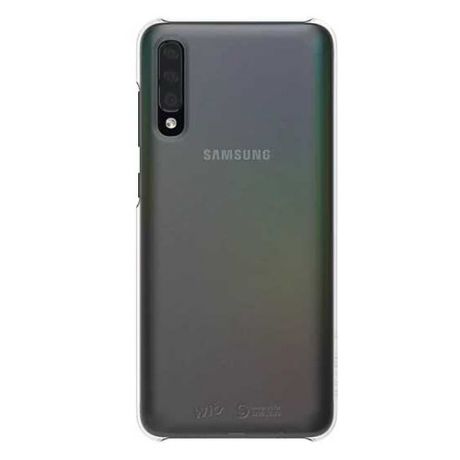 Чехол (клип-кейс) SAMSUNG Wits Premium Hard Case, для Samsung Galaxy A70, серебристый [gp-fpa705wsasw]