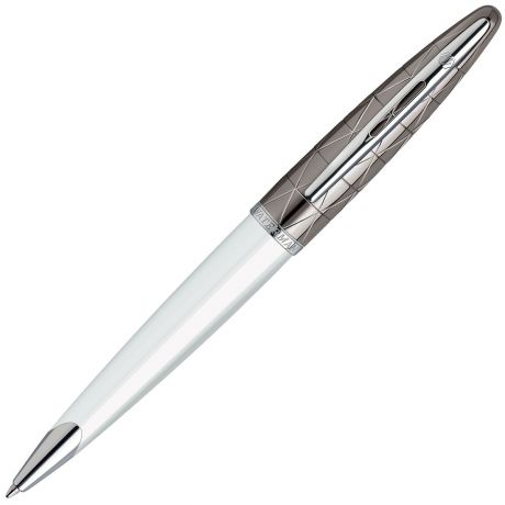 Waterman Ручка шариковая Carene Contemporary White And Metal St черная корпус белый