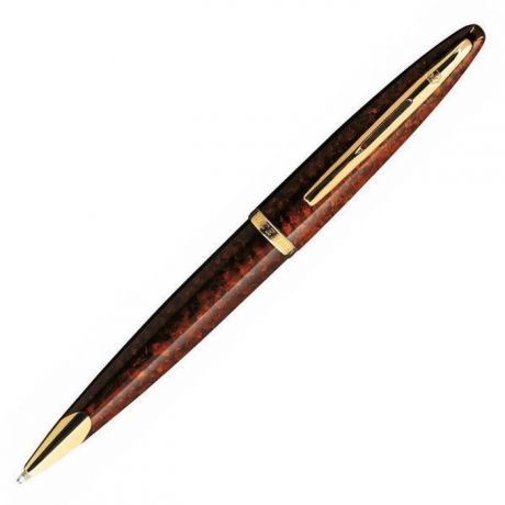Waterman Ручка шариковая Carene Marine Amber GT синяя корпус коричневый
