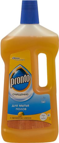 Средство "Pronto" для мытья деревянных полов 5 в 1, Лимон, 750 мл