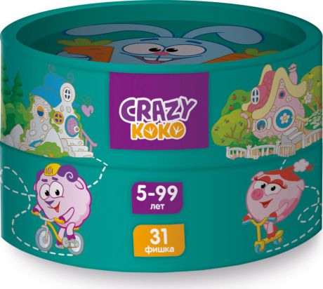 Обучающая игра Vladi Toys Crazy Koko Смешарики Путаница, VT8022-01