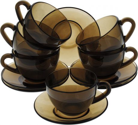 Набор чайный Luminarc Симпли Эклипс, J1261, коричневый, 220 мл