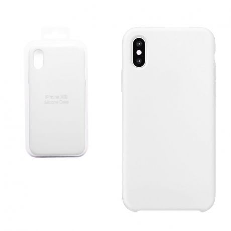Чехол для сотового телефона Silicon case для iPhone XS, белый