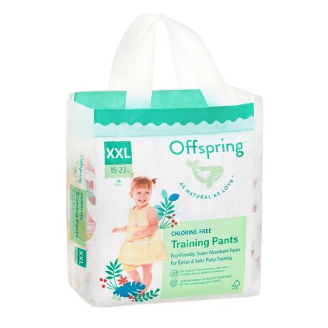 Подгузники-трусики Offspring XXL 15-23 кг. 24 шт. расцветка Совы