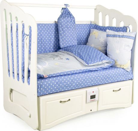 Кровать Daka Baby "Укачай-ка 06. Валенсия", цвет: белый
