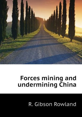 R. Gibson Rowland Forces mining and undermining China