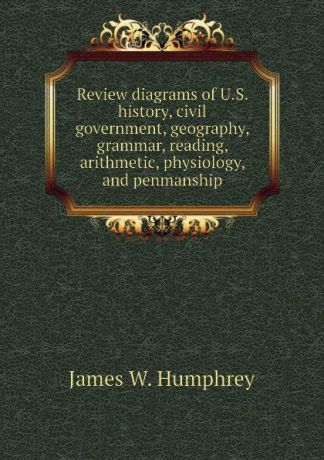 James W. Humphrey Review diagrams of U.S. history, civil government, geography, grammar, reading, arithmetic, physiology, and penmanship