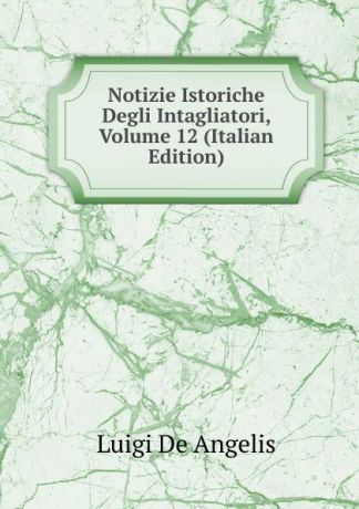 Luigi De Angelis Notizie Istoriche Degli Intagliatori, Volume 12 (Italian Edition)