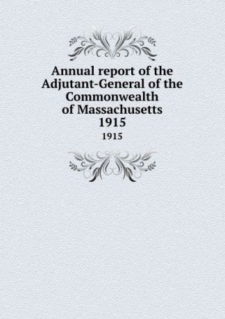 Massachusetts. Adjutant General