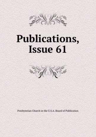 Publications, Issue 61
