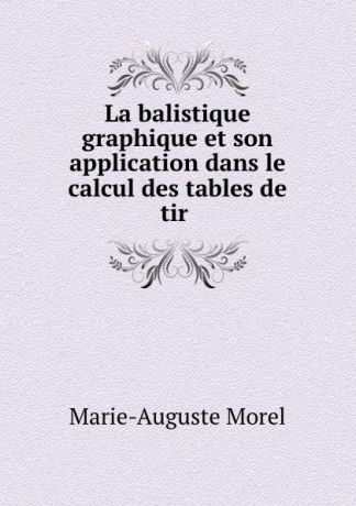 Marie-Auguste Morel La balistique graphique et son application dans le calcul des tables de tir .