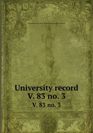 University record. V. 83 no. 3