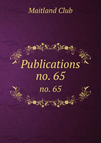 Publications. no. 65