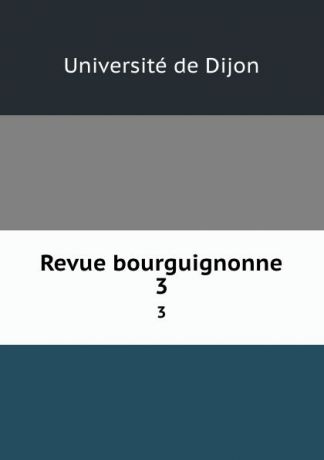 Revue bourguignonne. 3