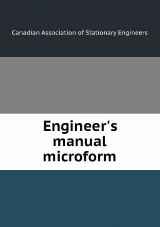Engineer.s manual microform