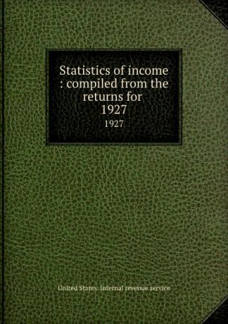 Statistics of income : compiled from the returns for . 1927