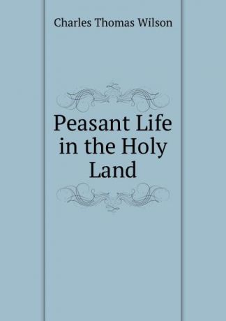 Charles Thomas Wilson Peasant Life in the Holy Land