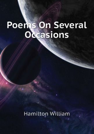 Hamilton William Poems On Several Occasions