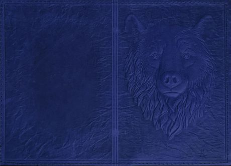 Обложка для паспорта TRIWESTA Медведь, синий
