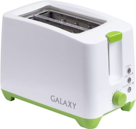 Тостер Galaxy GL 2907, белый, зеленый