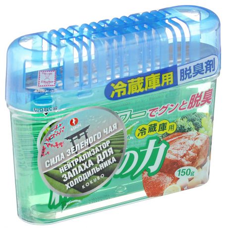 Нейтрализатор запахов для холодильника KOKUBO "Сила зеленого чая", 150 г