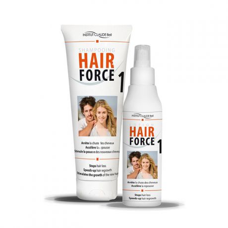Косметический набор для волос Hair Force One от выпадения волос: шампунь 250 мл и лосьон 150 мл