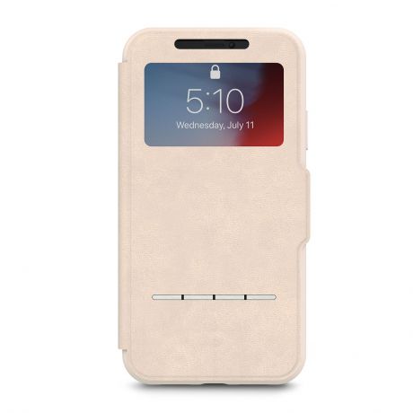 Кейс-книжка Moshi SenseCover для iPhone XR Savanna Beige