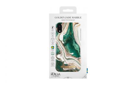 Чехол для сотового телефона iDeal Клип-кейс для iPhone XR Golden Jade Marble