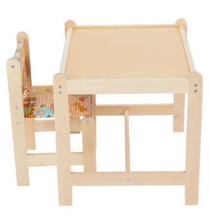 Набор детской мебели Woodlines Столик со стулом Каспер, бежевый
