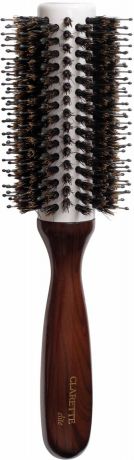 Clarette Щетка для волос круглая, цвет: коричневый
