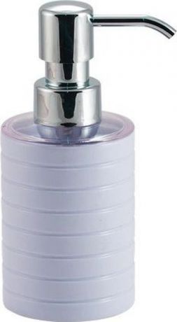 Дозатор для жидкого мыла Swensa "Тренто", цвет: белый, 250 мл
