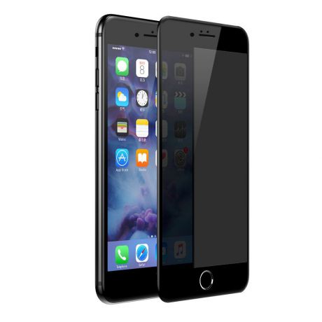 Защитное стекло ТЕХПАК для iPhone 7/8, черный