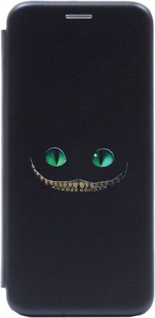 Чехол для сотового телефона GOSSO CASES для Xiaomi Redmi Note 7 Book Art Jack Cheshire Cat black, черный