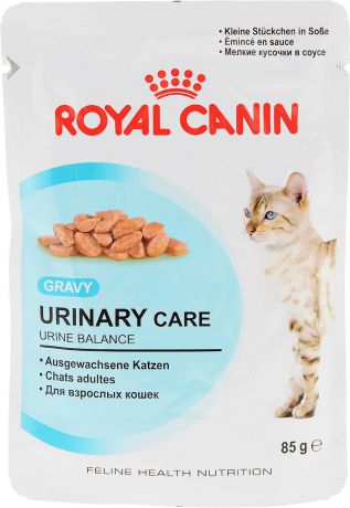 Консервы Royal Canin "Urinary Care", для взрослых кошек, мелкие кусочки в соусе, 85 г