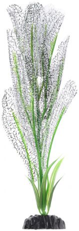 Растение для аквариума Barbus "Апоногетон Мадагаскарский", шелковое, цвет: белый, высота 30 см