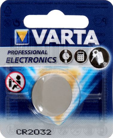 Батарейка литиевая Varta "Professional Electronics", тип CR2032, 3В