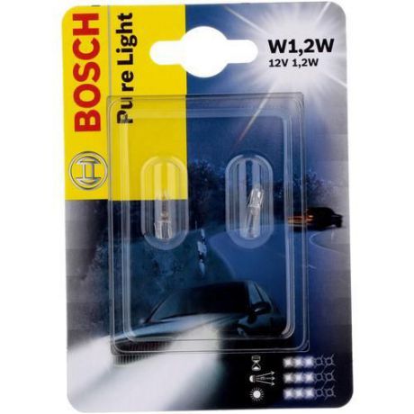 Лампа Bosch T5 W1.2W 12V 2шт 1987301024