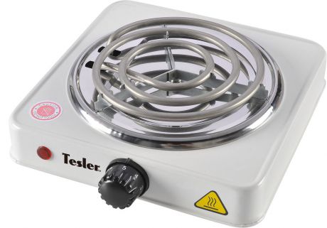 Настольная плита Tesler PEO-01, White электрическая