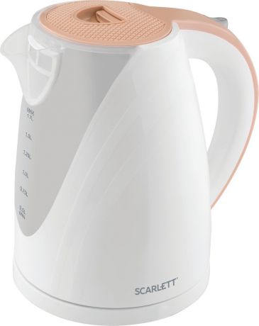 Электрический чайник Scarlett SC-EK18P43, White Beige
