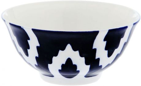 Коса Turon Porcelain "Атлас", цвет: синий, белый, диаметр 14,5 см