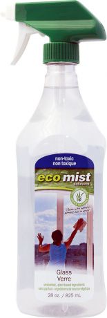 Средство для мытья стекол "Eco Mist", 825 мл