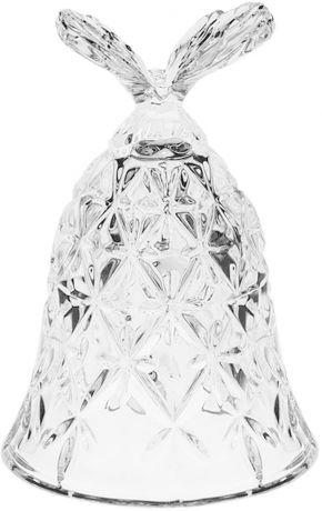 Фигурка декоративная Crystal Bohemia "Колокольчик. Бабочка", высота 12 см